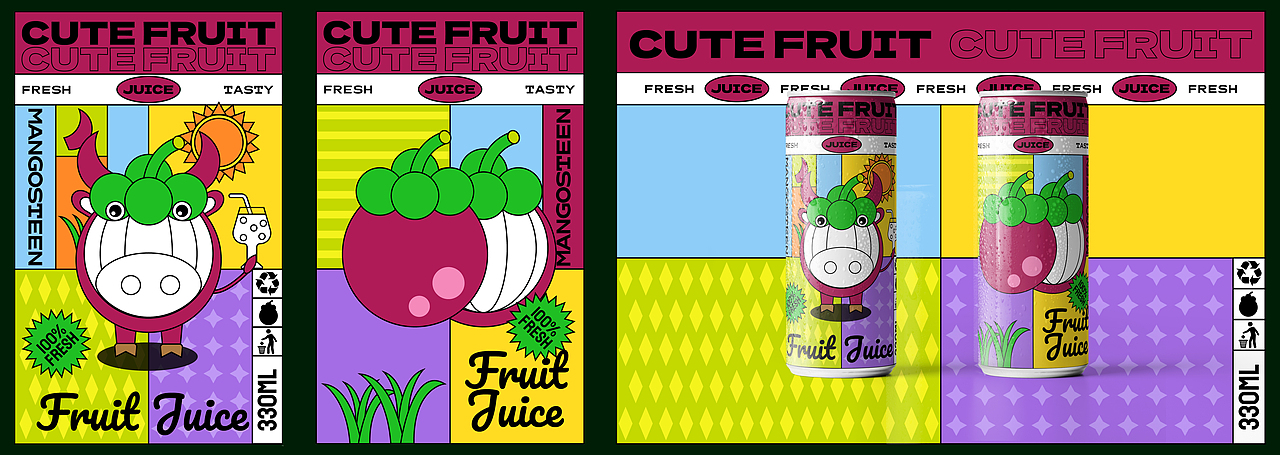 十二生肖与水果的相遇（快销品包装）（图ZMzIzODM3Mzgw） - 海报 - 站酷设计师小米粒666666原创素材 - 站酷ZCOOL