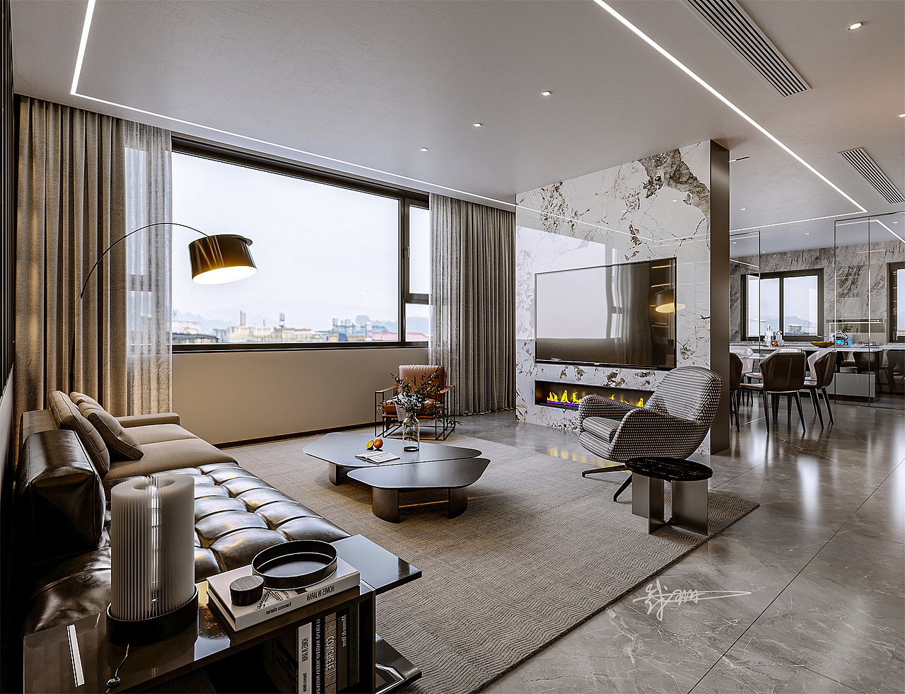 现代黑有质感的家||低调的高级感