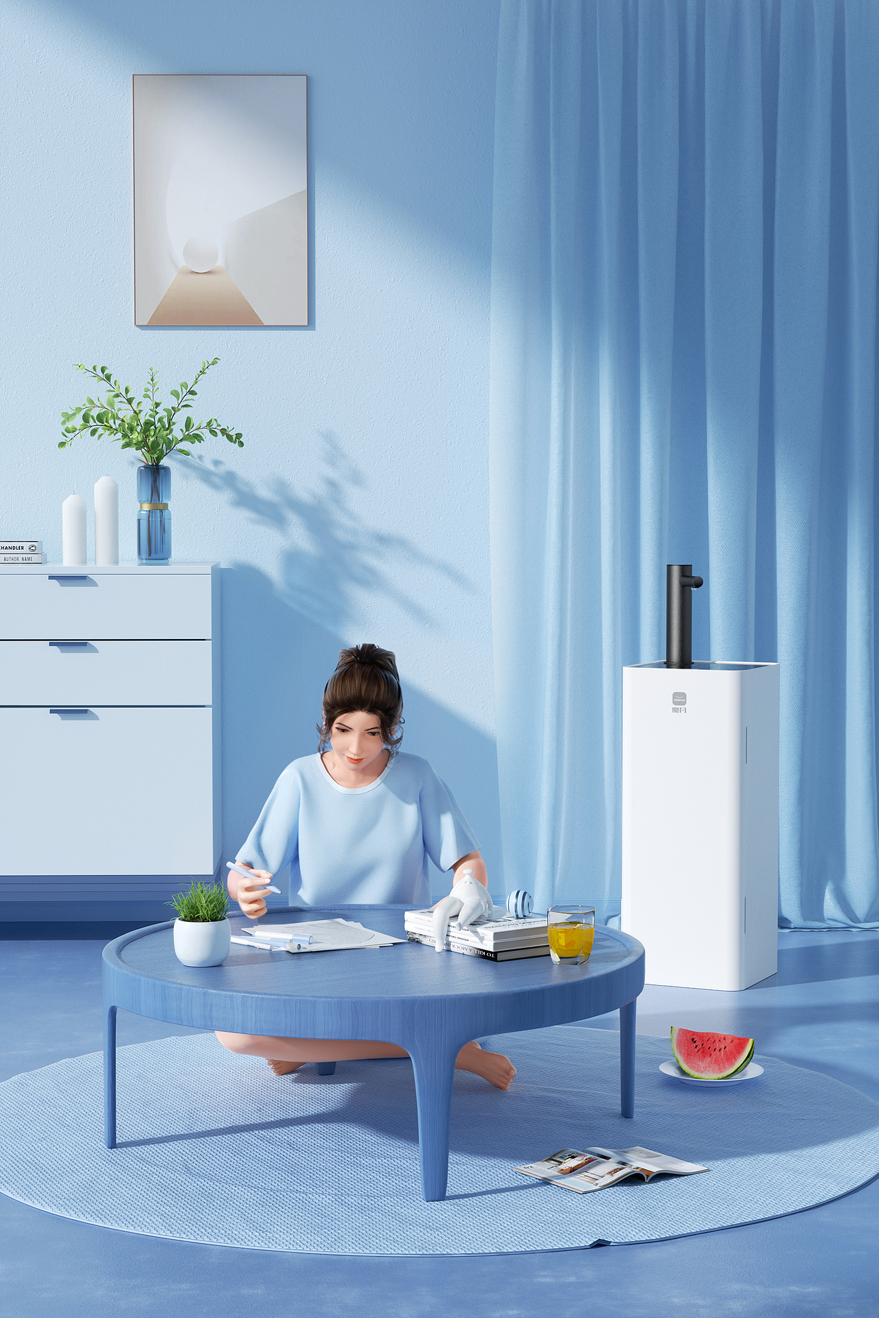 茶吧机/饮水机/室内场景渲染（图ZMzEzODcwMzgw） - 产品 - 站酷设计师Jarger原创素材 - 站酷ZCOOL