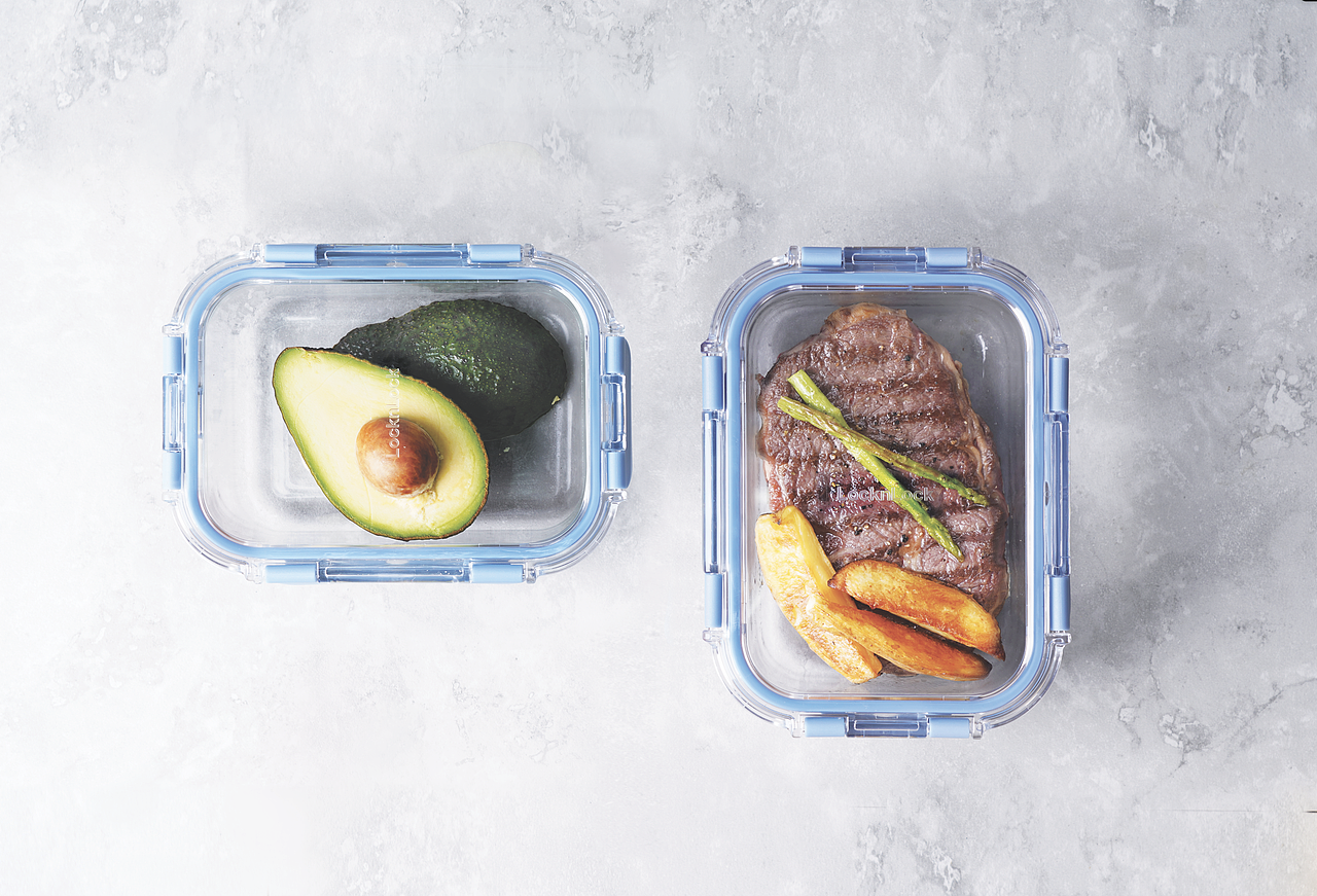 乐扣乐扣玻璃保鲜盒包装设计