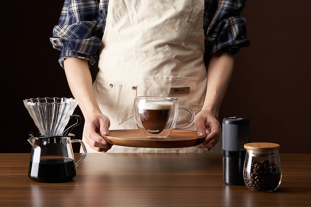 心形玻璃咖啡杯