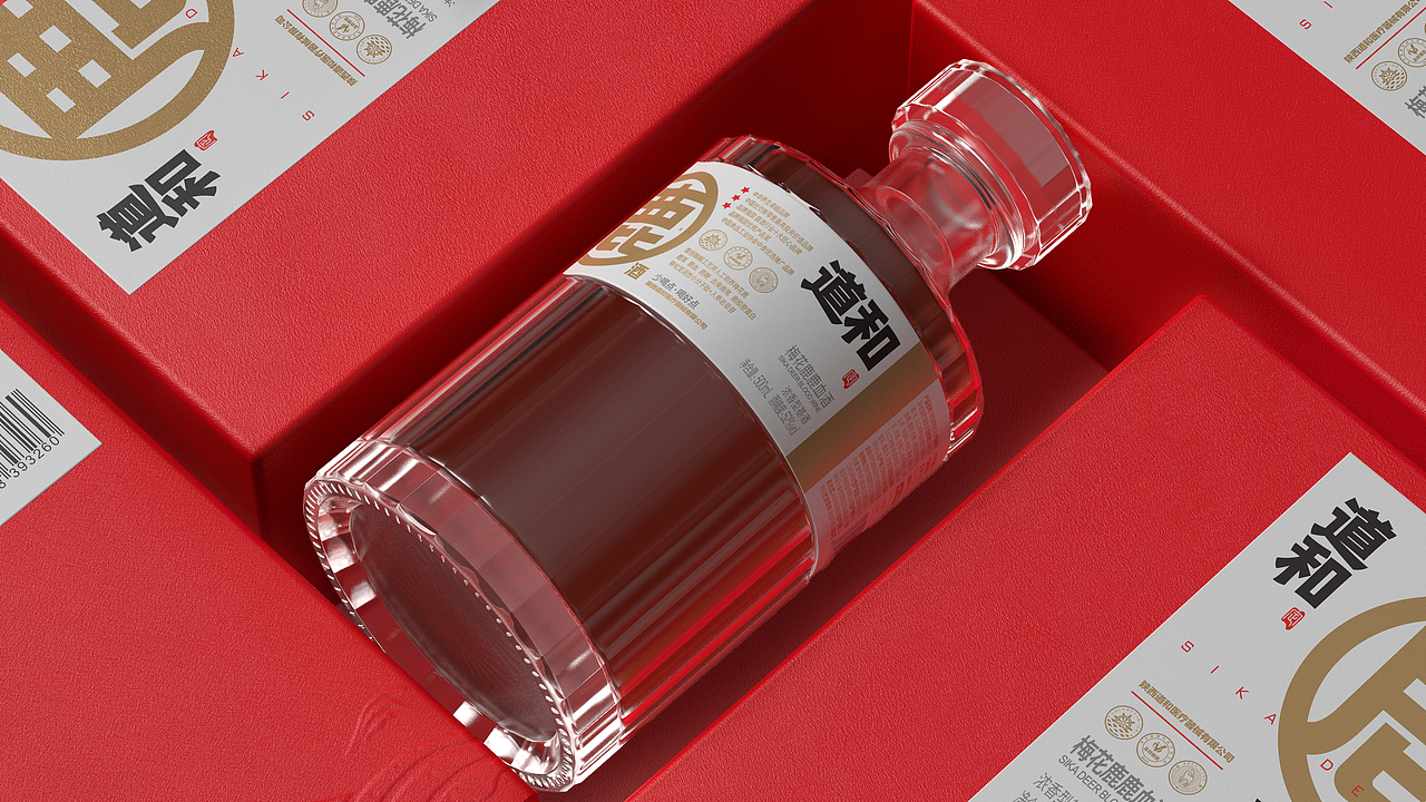 鹿酒定制酒包装设计（图ZMjk3NzAwMjA0） - 包装 - 站酷设计师排沙原创素材 - 站酷ZCOOL