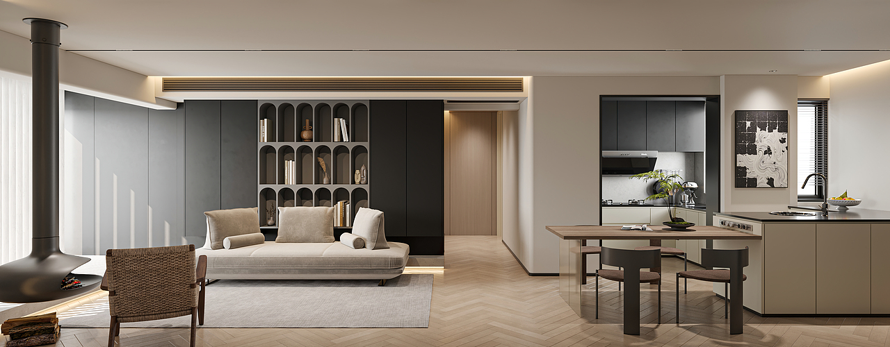 现代风格（图ZMzE2NzUwODk2） - 家装设计 - 站酷设计师意凡表现原创素材 - 站酷ZCOOL