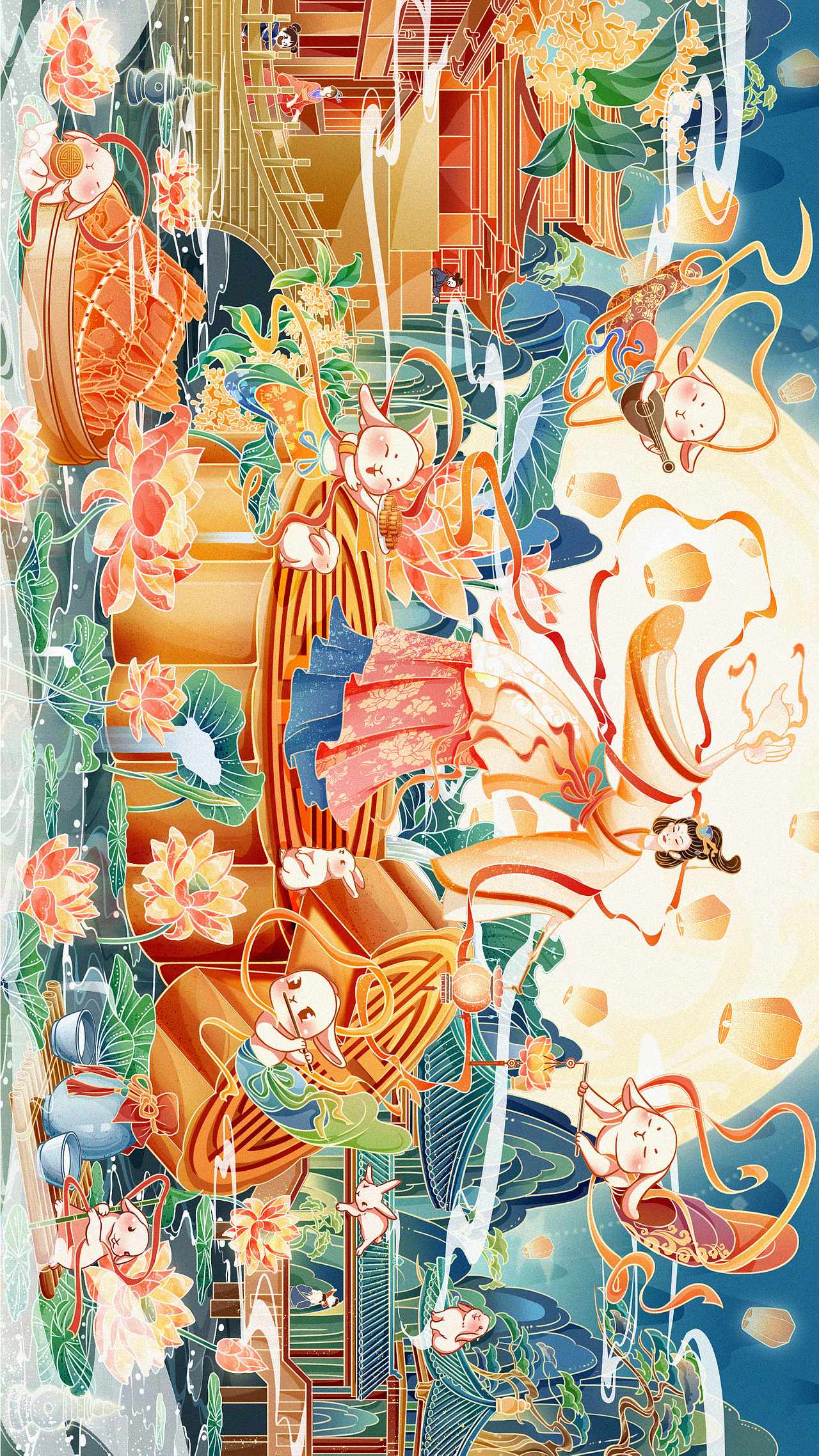 月过中秋 l 中秋节包装插画设计