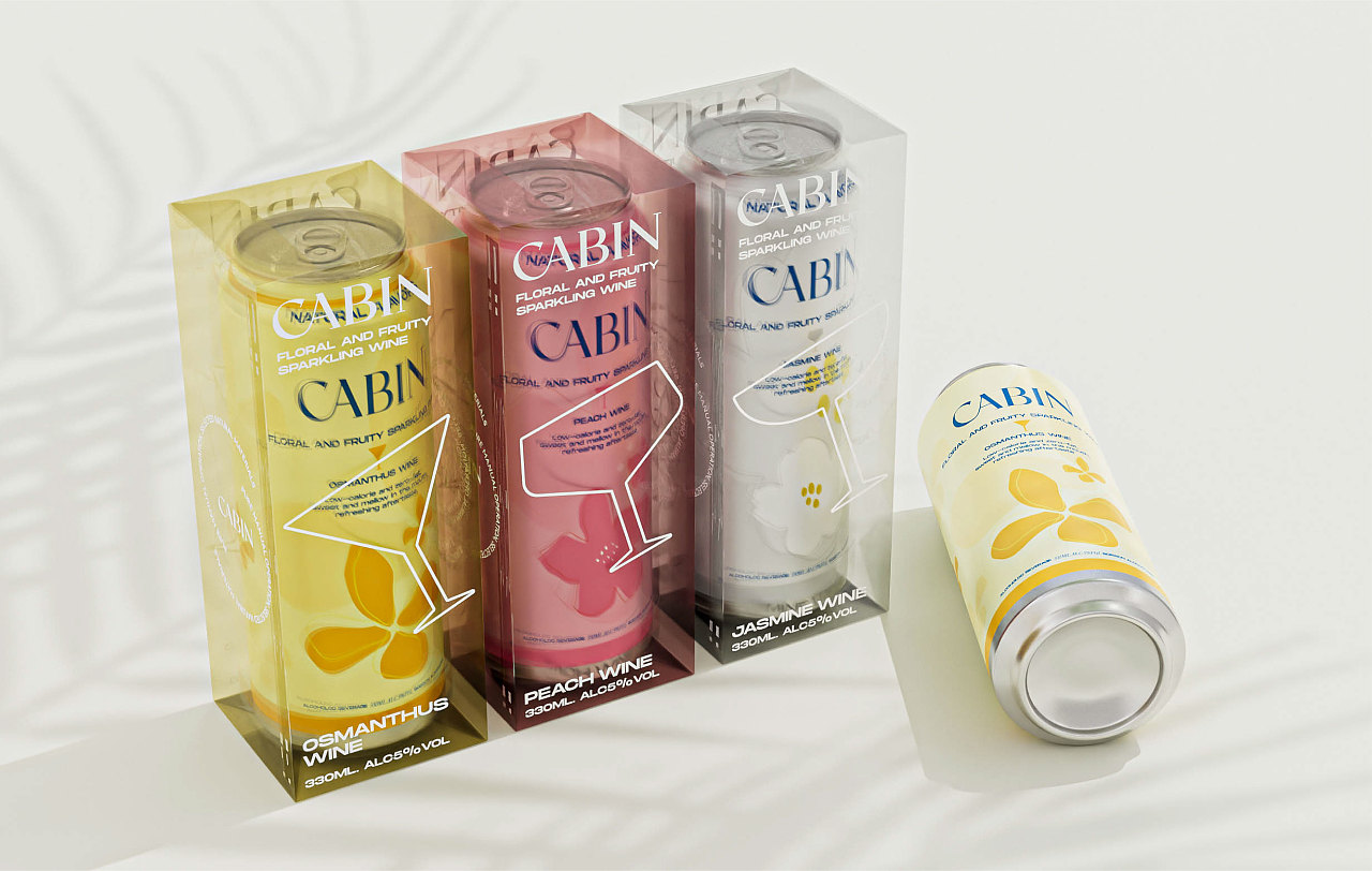 CABIN三色花果气泡酒 X 叁兔ST  提案设计/包装设计