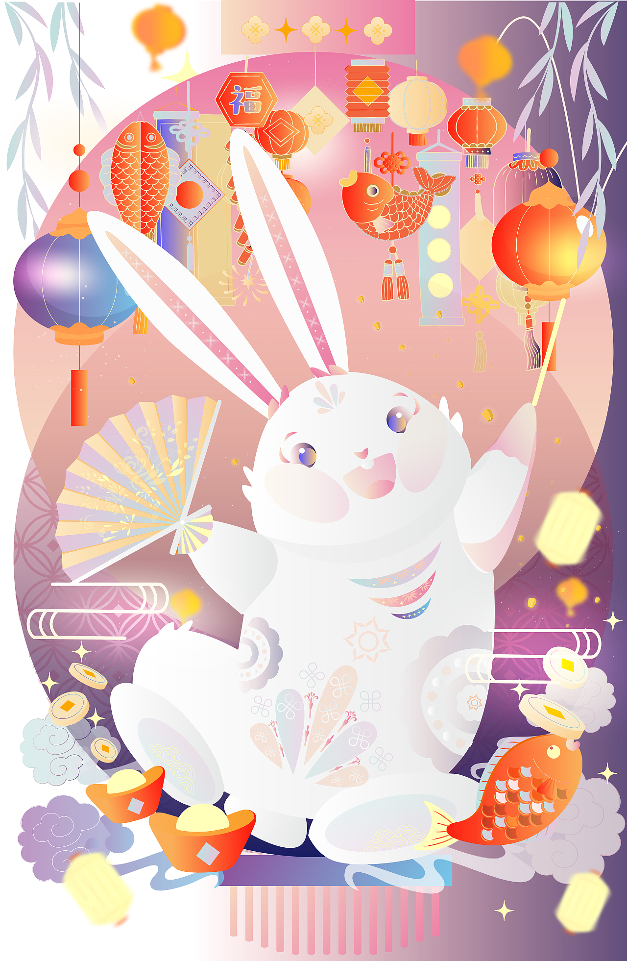 梦兔缘（图ZMzU0MDk4ODI4） - AI作品 - 站酷设计师旋律麦乐迪原创素材 - 站酷ZCOOL