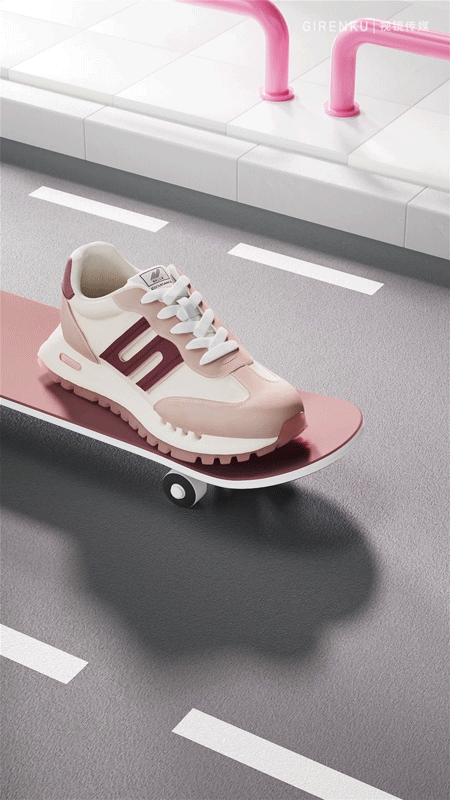 【巨人谷制作 | BELLE百丽呼呼鞋】—大视觉动效