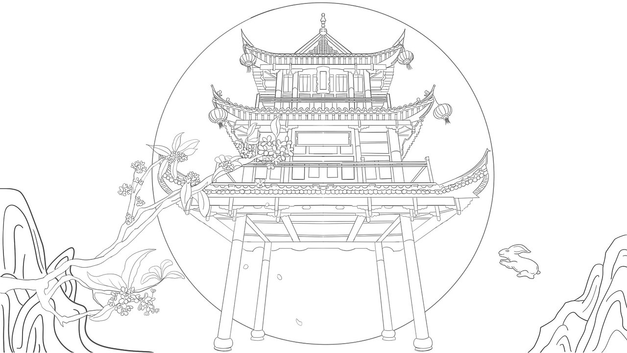 中秋节插画（图ZMzEzNzkwMzEy） - 海报 - 站酷设计师须须儿原创素材 - 站酷ZCOOL