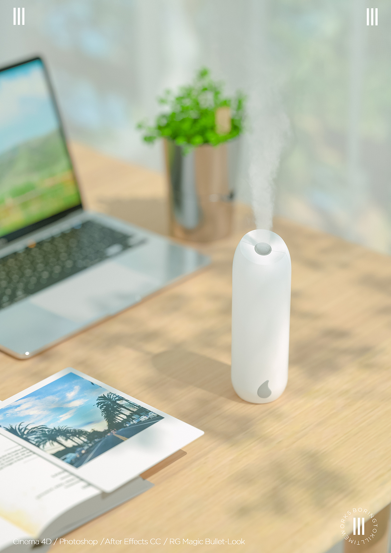 C4D产品渲染 I 香薰机（图ZMjk4NTg2NTM2） - 产品 - 站酷设计师夏先生k原创素材 - 站酷ZCOOL