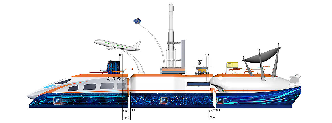 70周年国庆阅兵“创新驱动”彩车设计（图ZMzE5MjgxMTU2） - 生活用品 - 站酷设计师上品工业设计原创素材 - 站酷ZCOOL