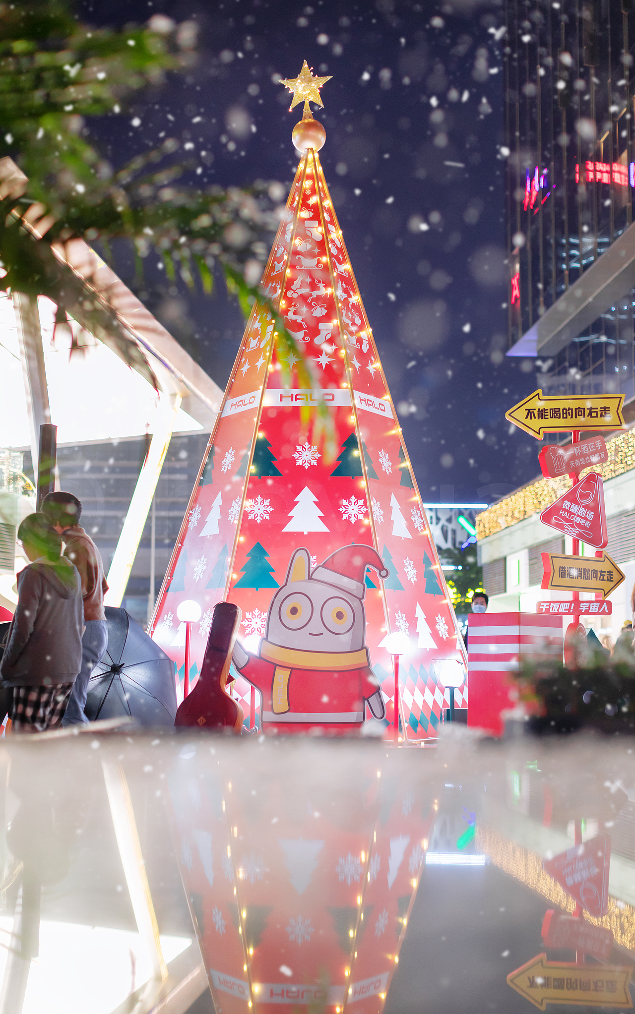 广场美陈活动摄影 人像互动摄影