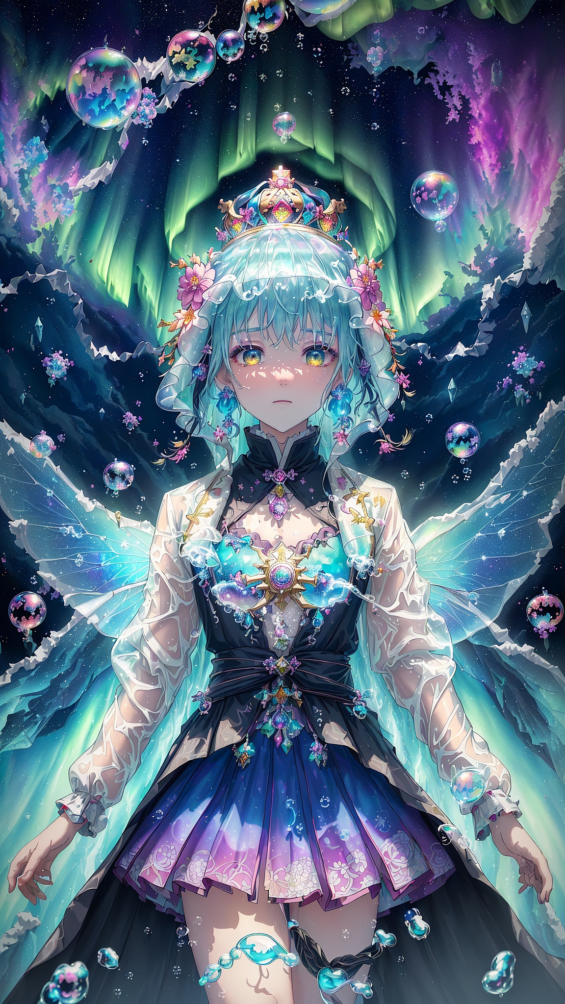 AI作品(地狱孟婆极光系列)