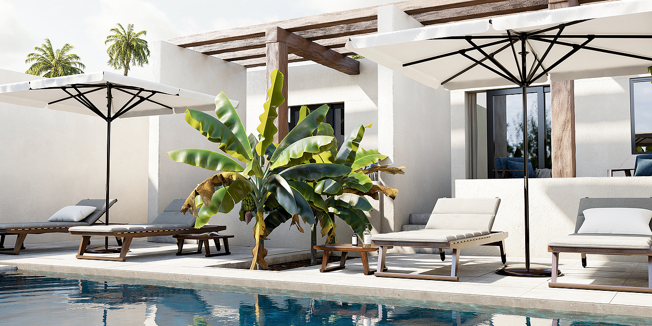 跨境户外太阳伞产品3D渲染商业表现（图ZMzE4NjE1NDk2） - 产品 - 站酷设计师魔方数艺原创素材 - 站酷ZCOOL