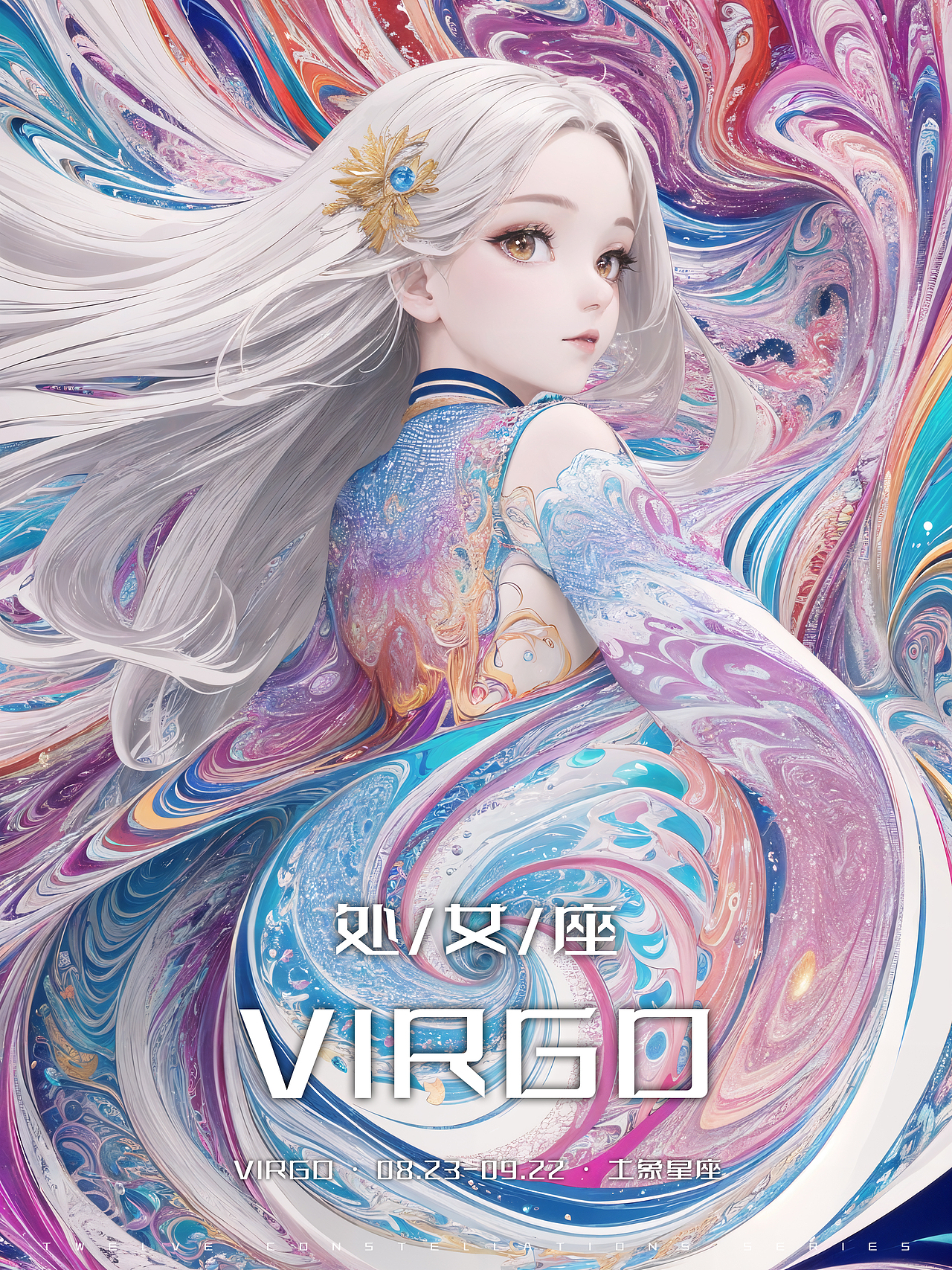 原创插画设计-不要告诉我还没有找到你的星座哦！（图ZMzU3MDk3MTY0） - 新锐潮流插画 - 站酷设计师skaiii原创素材 - 站酷ZCOOL