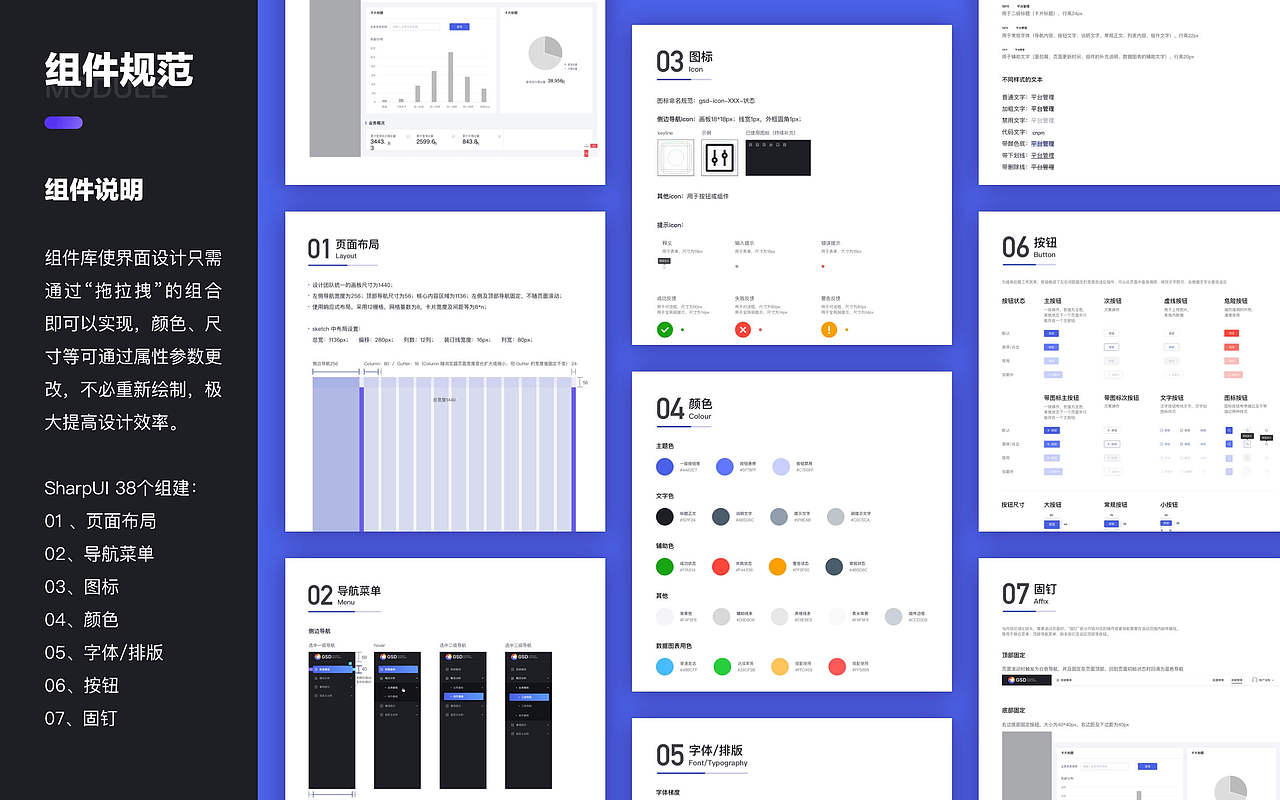 Sharp UI 设计规范&组件库（图ZMzAyOTk3MzAw） - 其他网页 - 站酷设计师慕容珽_Ivan原创素材 - 站酷ZCOOL