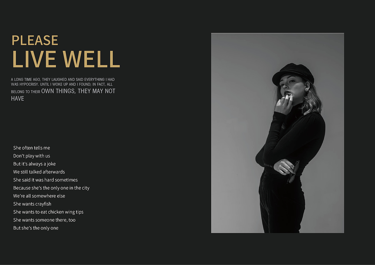 摄影集排版《TAKE A WALK BY THE MOON在月边散步》