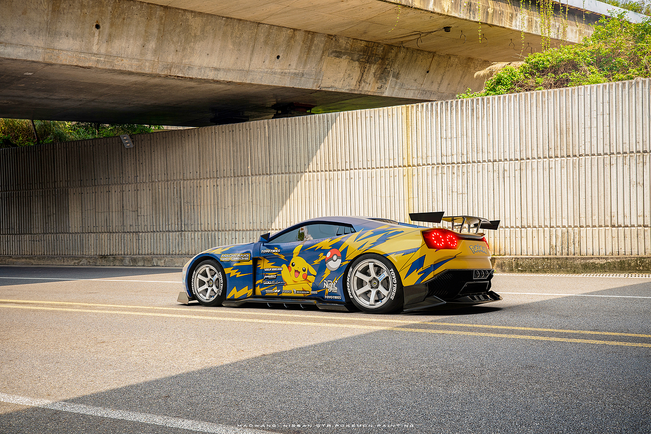 日产NISSAN GTR改装+比卡超涂装+自制HDRI - 《猫王》