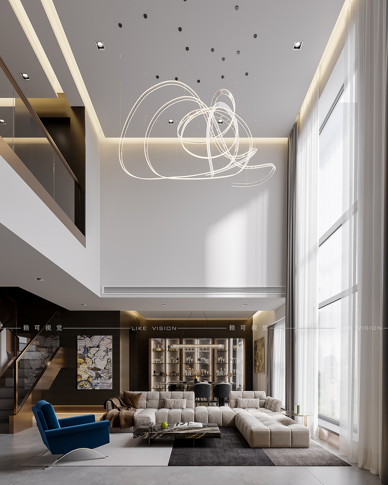 现代简约效果图表现