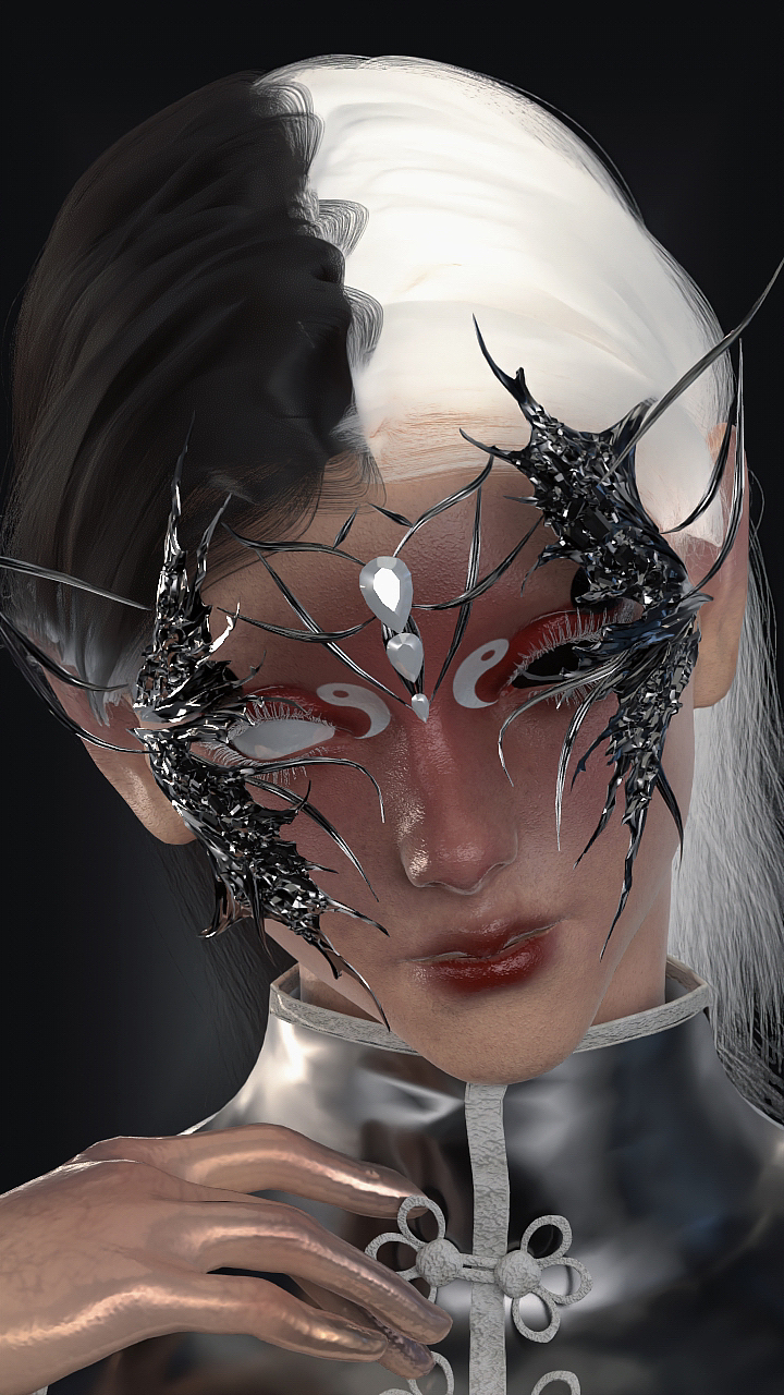 虚室生白|新中式虚拟数字面饰