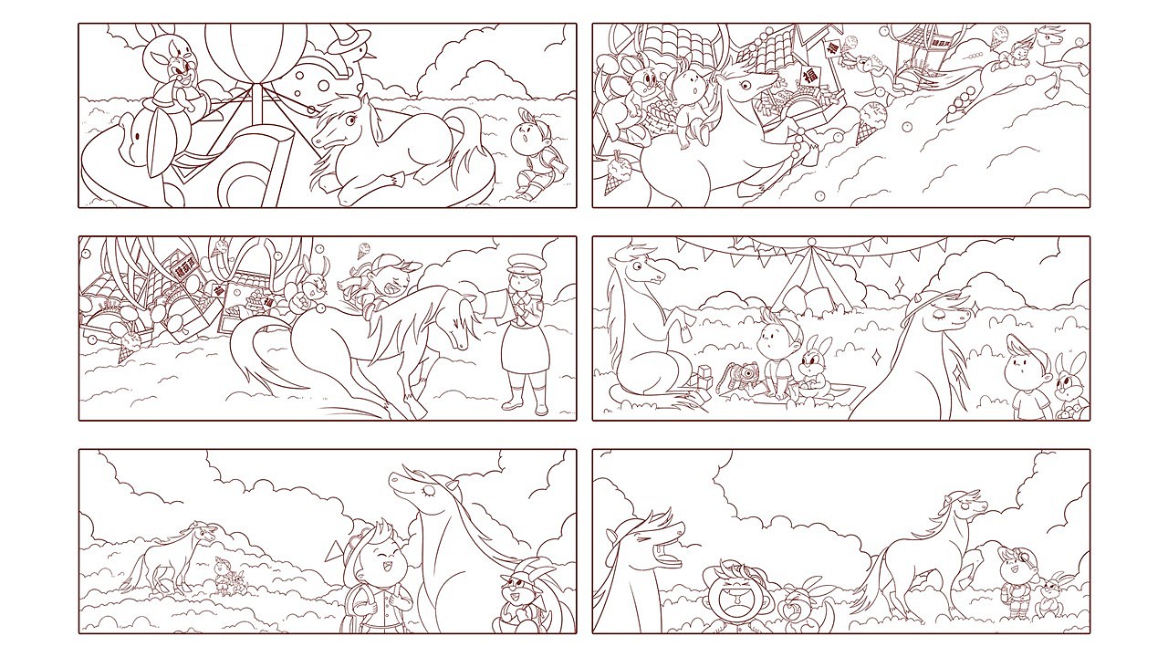 穿越紫禁城之神兽归位——小马完结篇（图ZMzAwOTE5MTYw） - 绘本 - 站酷设计师核桃_原创素材 - 站酷ZCOOL