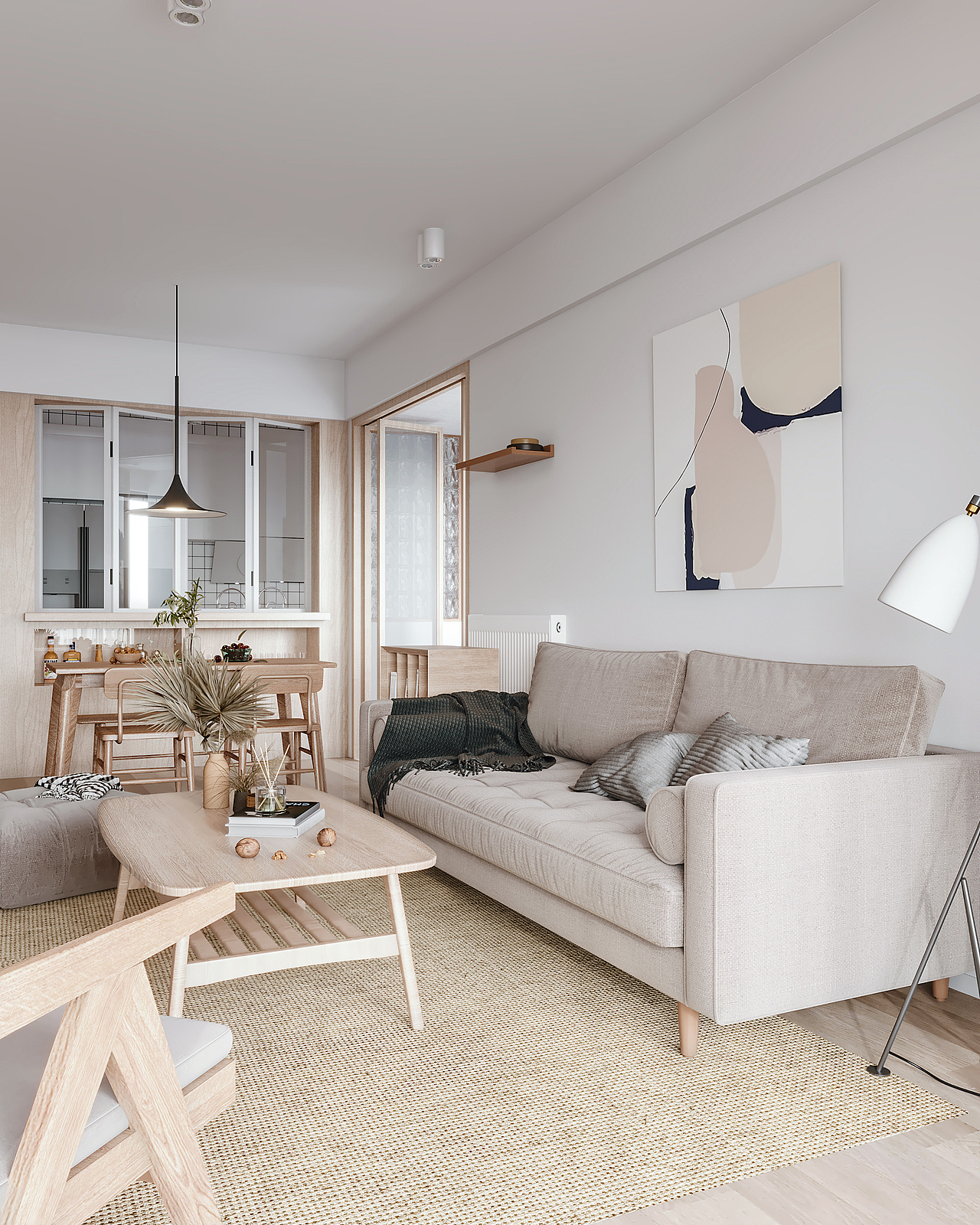 白色—奶油侘寂风