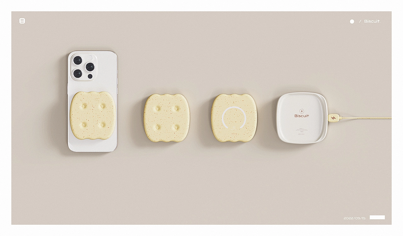 Sandwich - 饼干磁吸无线充电宝