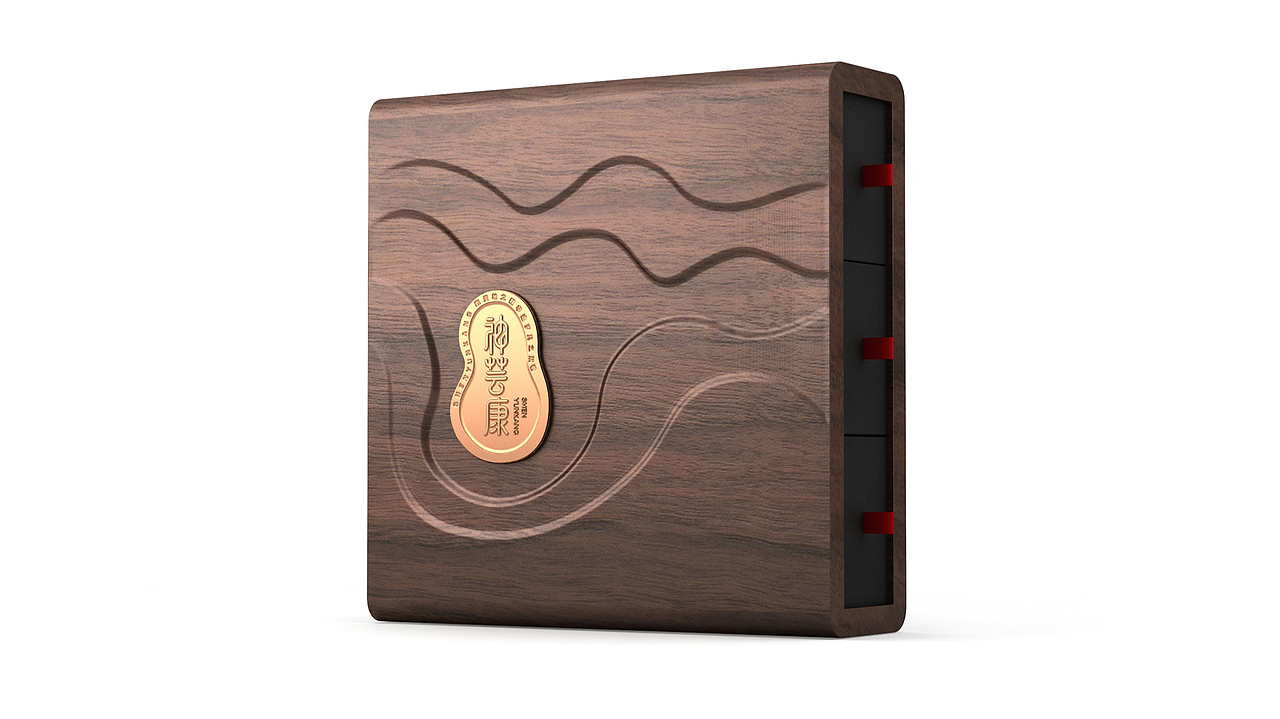 智圆行方x神芸康肉苁蓉木盒包装（图ZMzY2NjM5MzQw） - 包装 - 站酷设计师深圳智圆行方设计原创素材 - 站酷ZCOOL