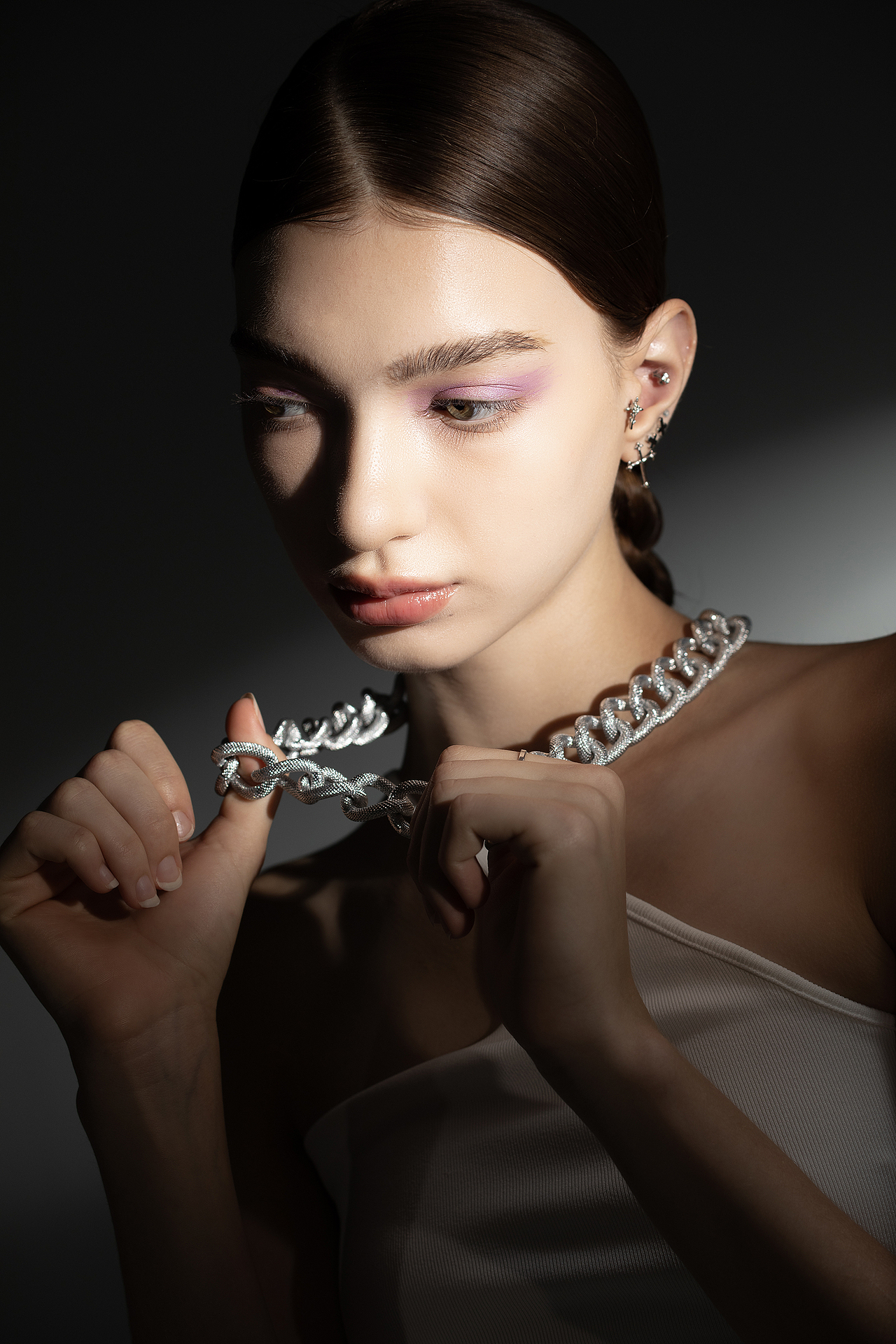 Supermodel Aksinia｜时尚摩登 & 80年代美式复古（图ZMzQ1MzI3MTM2） - 时尚/艺术摄影 - 站酷设计师王一亚东原创素材 - 站酷ZCOOL