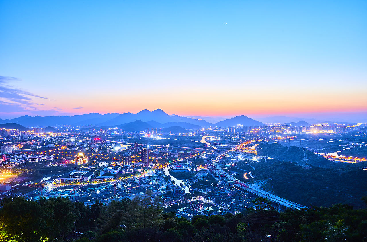 傍晚日落后的日转夜延时摄影（图ZMjk5OTkxNDEy） - 栏目片头 - 站酷设计师禹之66原创素材 - 站酷ZCOOL