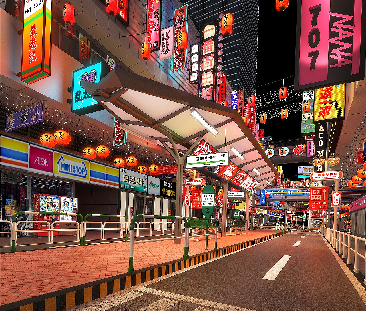 高颜值的网红街区，这次更美啦（图ZMzA4Mzk4MTI0） - 商业空间设计 - 站酷设计师S子衿设计原创素材 - 站酷ZCOOL