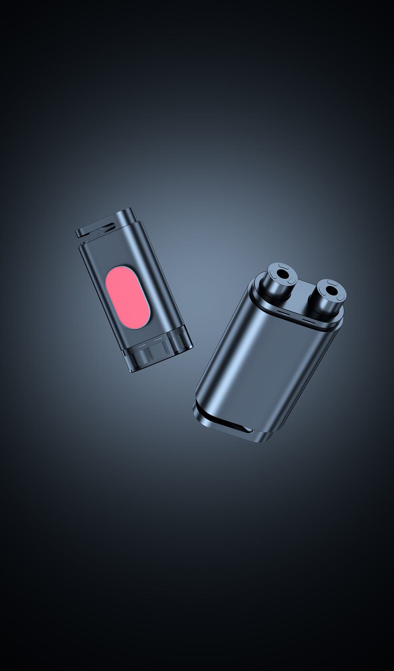 集成式支架内饰渲染图