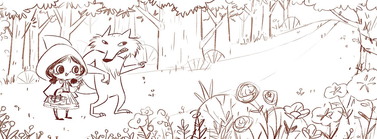 小红帽（图ZMzM4NzU1OTk2） - 绘本 - 站酷设计师JIAZI_夹子原创素材 - 站酷ZCOOL