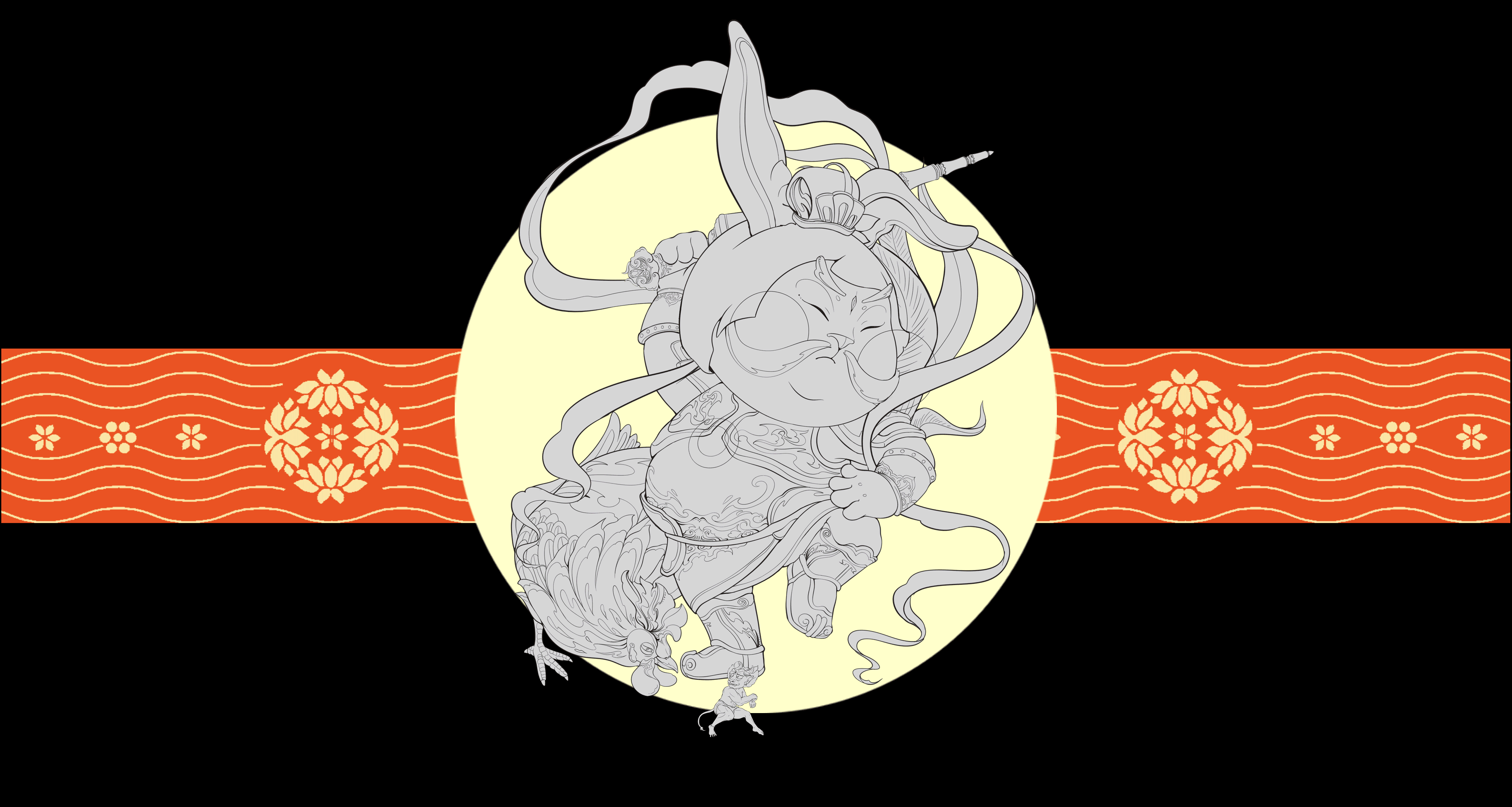 兔年插画 |COS神仙鉴赏（图ZMzE3MTgzNzgw） - 商业插画 - 站酷设计师水瓜籽原创素材 - 站酷ZCOOL