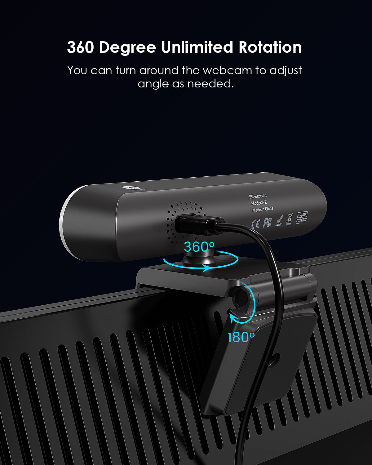 亚马逊#电脑摄像头#详情页设计