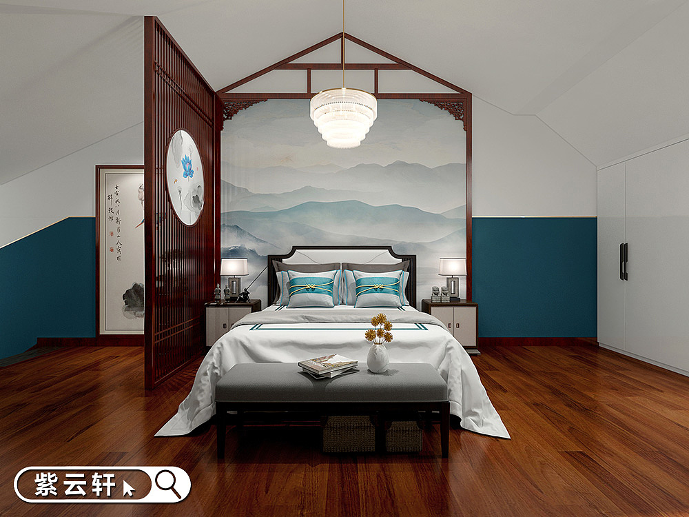 四合院中式装修 男孩房