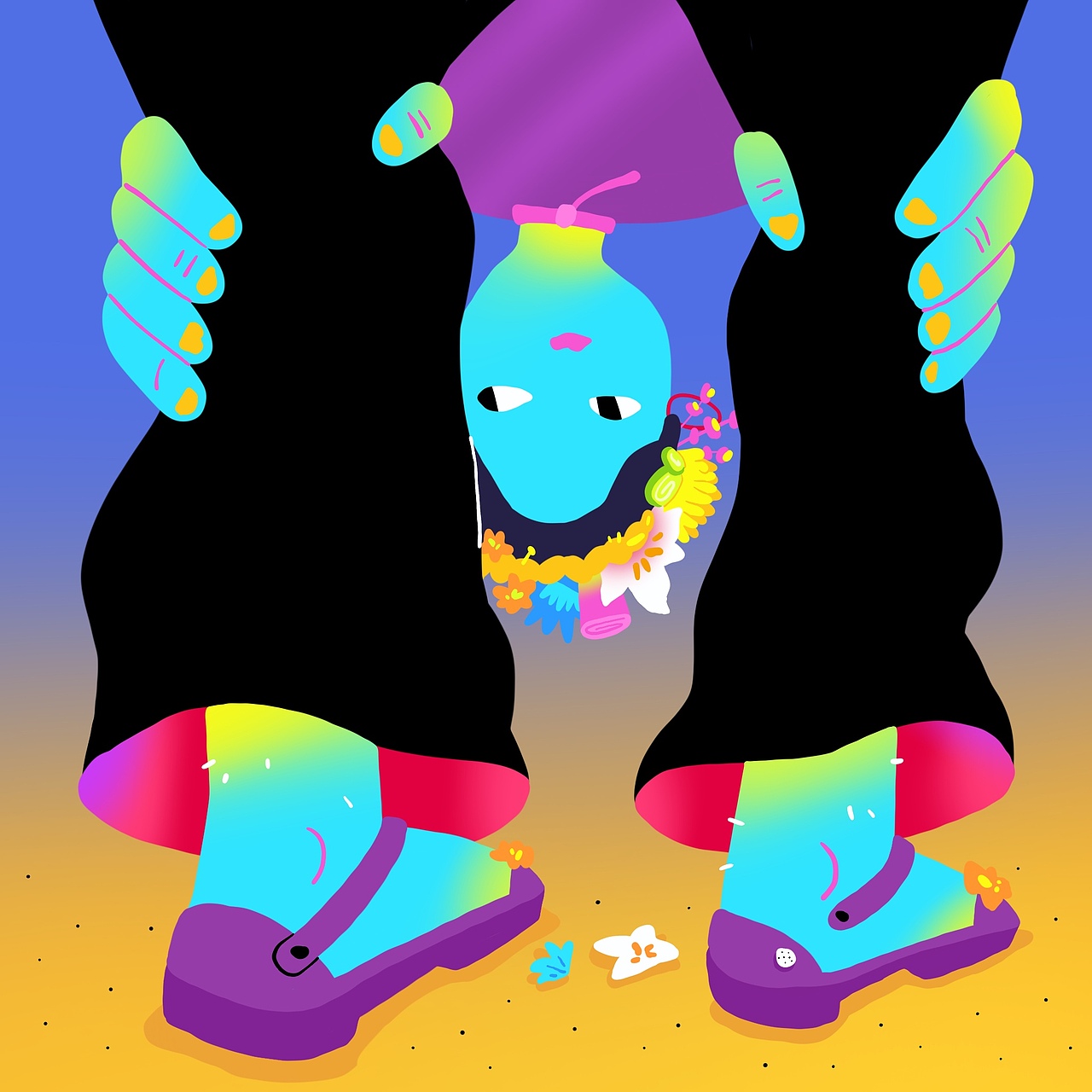 蟳埔女插画-Xun Pu Female（图ZMzA0NjEzNDY0） - 艺术插画 - 站酷设计师怪味花生惹原创素材 - 站酷ZCOOL