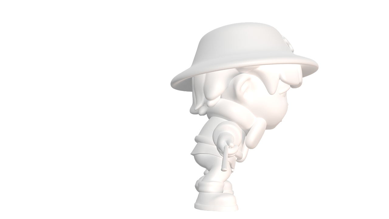 淘淘烤番薯白模左面