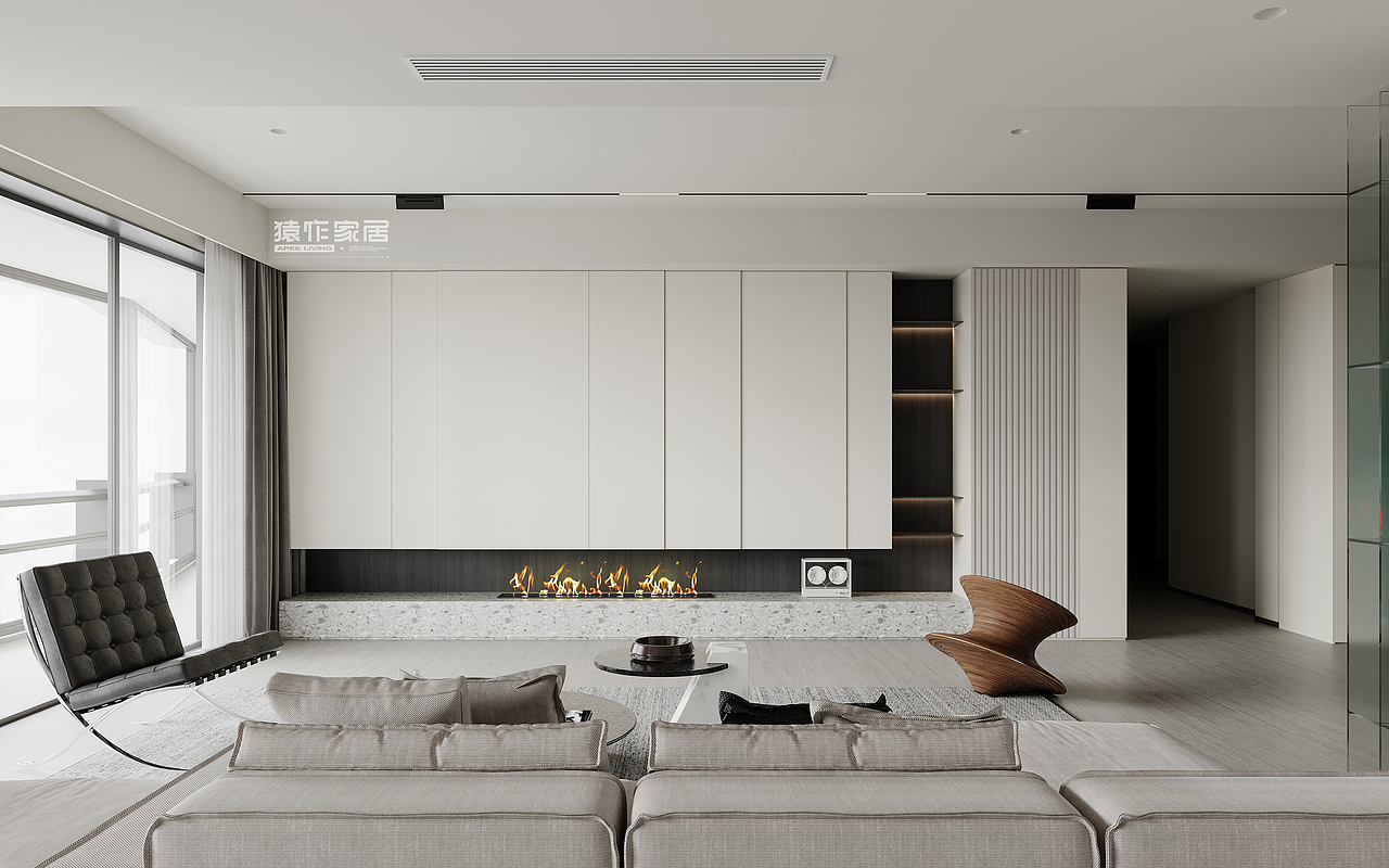 猿厂焕装 | 珠江 颐德公馆（图ZMzUxMDEyMjg0） - 家装设计 - 站酷设计师屿合传世空间设计原创素材 - 站酷ZCOOL