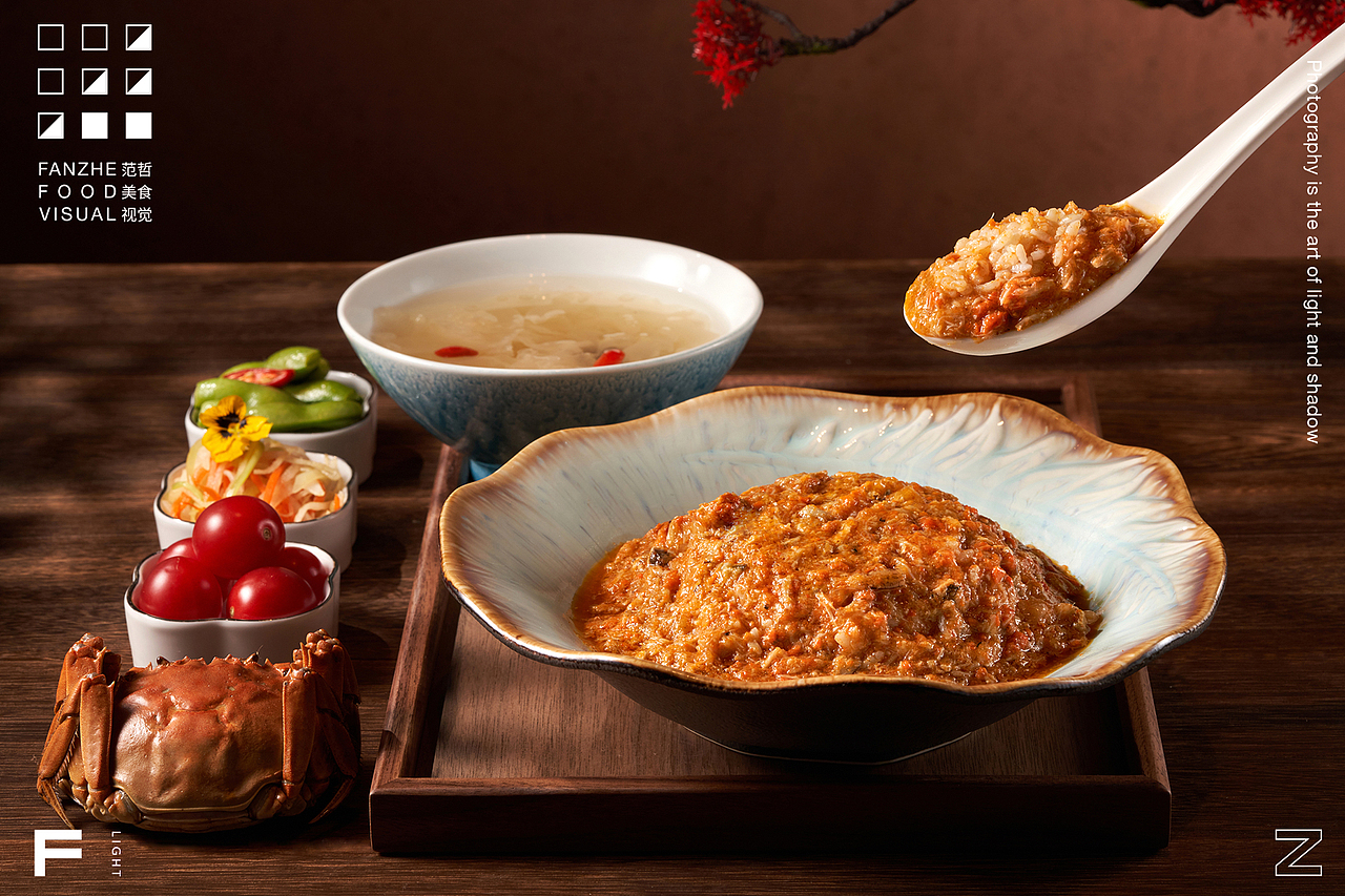 苏式蟹黄面拍摄 | 蟹禧堂 ×范哲美食视觉（图ZMzY1MTYwNDgw） - 美食摄影 - 站酷设计师范哲美食视觉原创素材 - 站酷ZCOOL