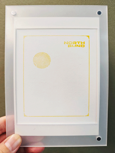 2023年第六届进博会北外滩馆纪念套色印章