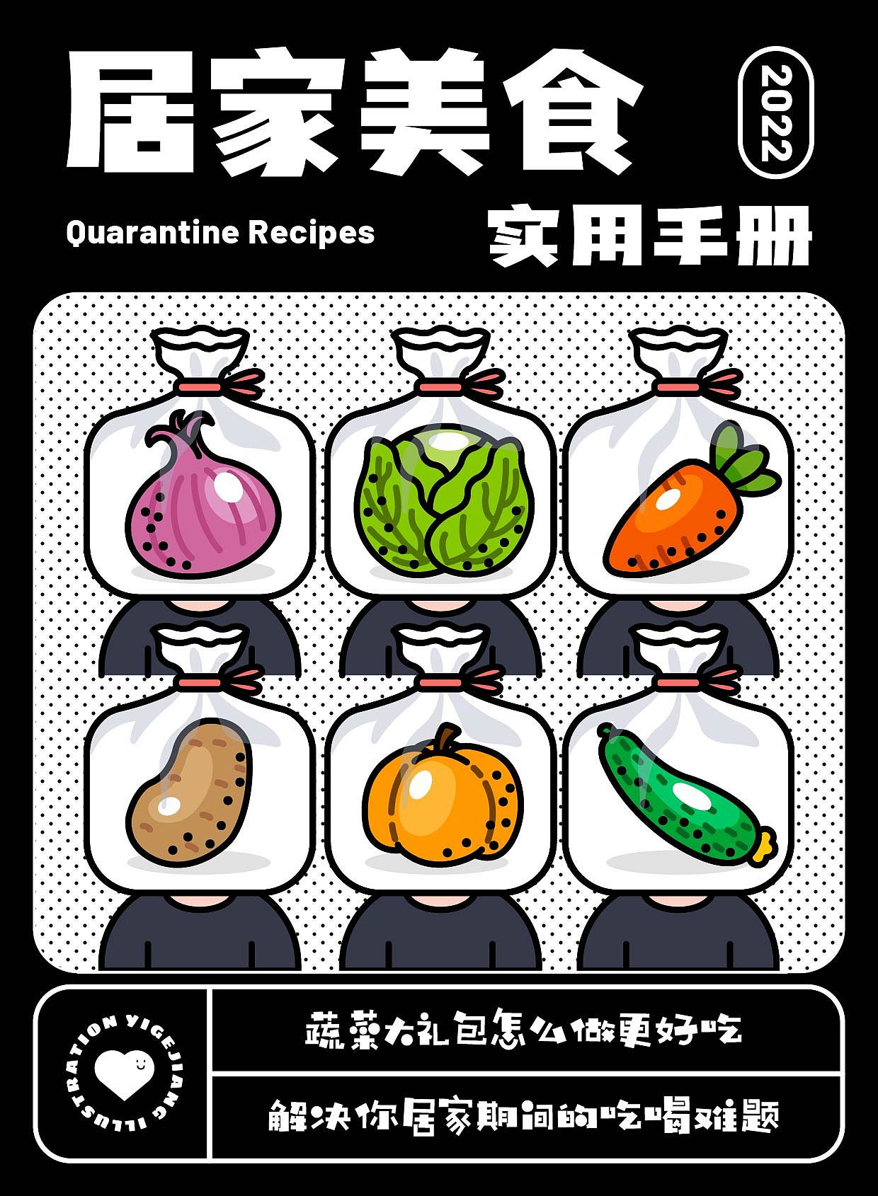 字体版式设计|居家美食实用手册