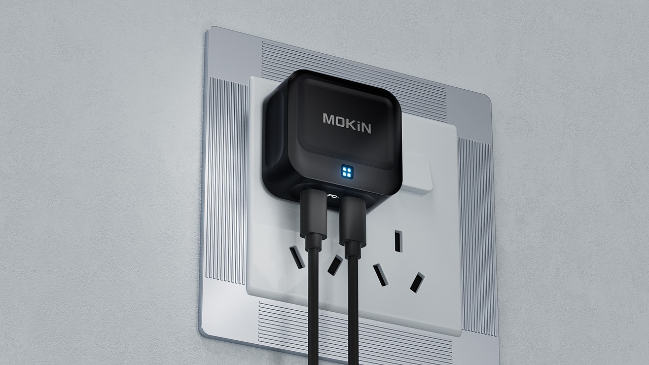 充电头芯片产品动画亚马逊电商动画---2022年10月（图ZMzIwNzU1MTg0） - 产品 - 站酷设计师秦风C4D原创素材 - 站酷ZCOOL