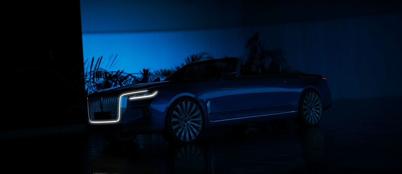 红旗h9 rostrum 敞篷车新车预览