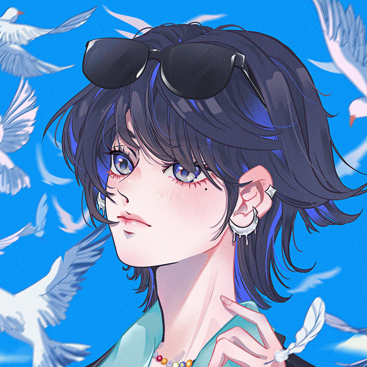 近期头像插画（图ZMzIzODIwODA4） - 创作习作 - 站酷设计师绵绵豆原创素材 - 站酷ZCOOL