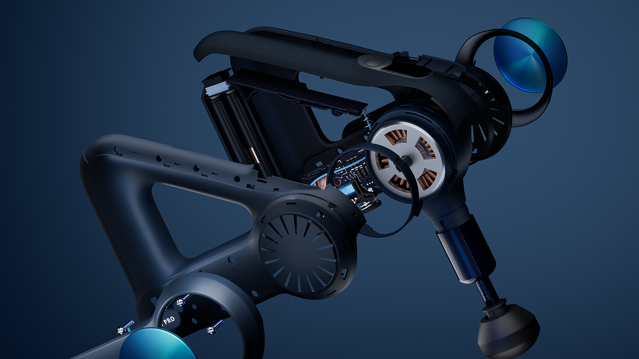 三维产品动画Therabody筋膜枪（临摹）（图ZMzQzMjczNDAw） - 动画/影视 - 站酷设计师潘三_原创素材 - 站酷ZCOOL