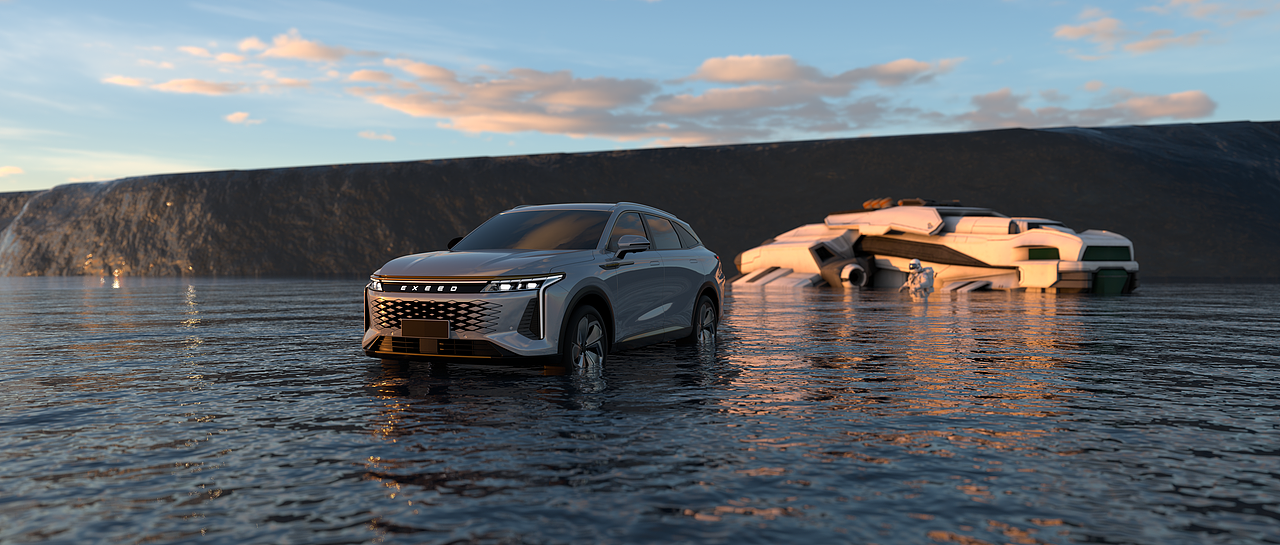 汽車渲染創(chuàng)意（星途瑤光---星際穿越）（圖ZMzM4NzYxOTY0） - 產(chǎn)品 - 站酷設(shè)計師唐老鴨的肖邦原創(chuàng)素材 - 站酷ZCOOL