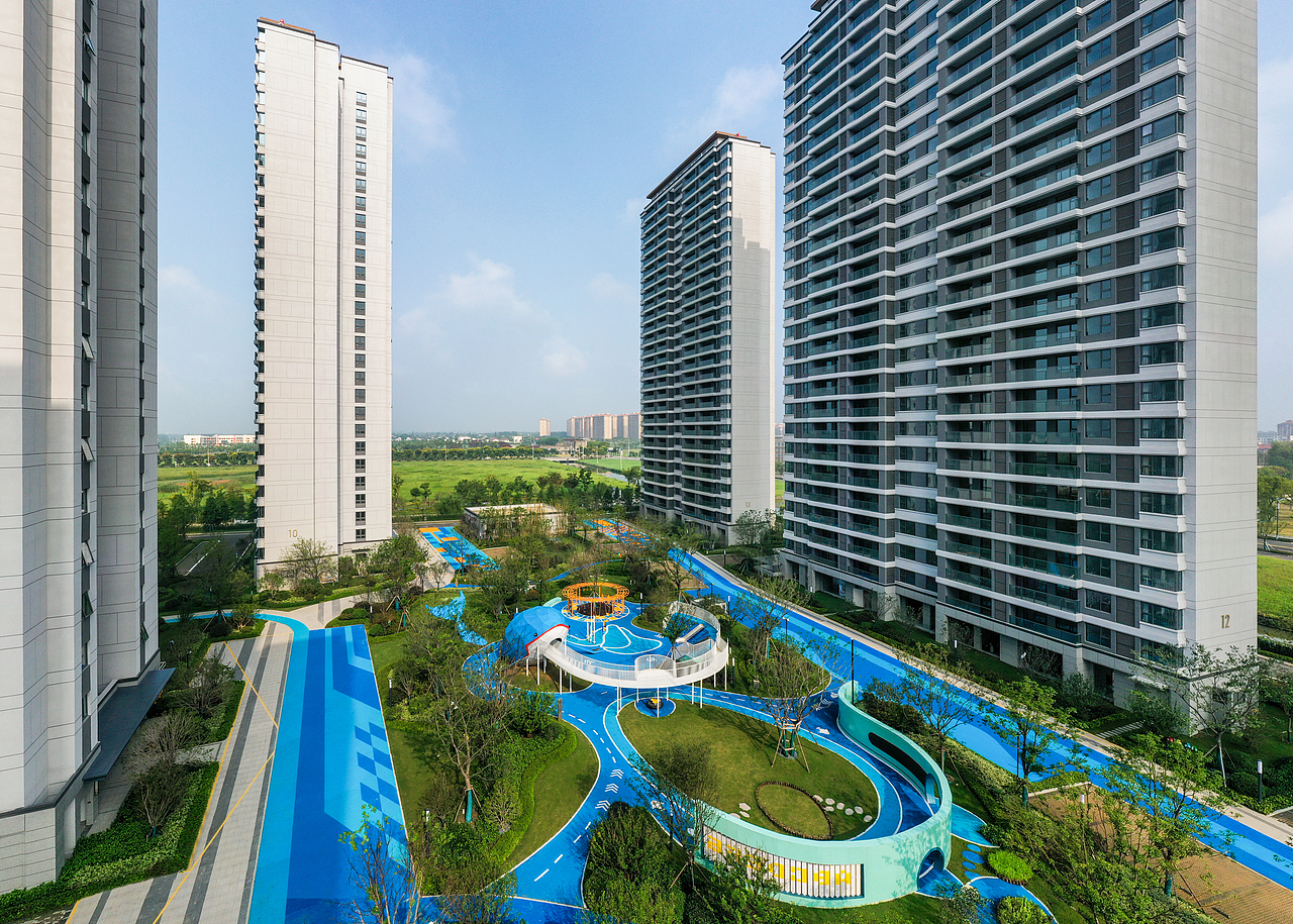 建筑景观｜爱情溪岸花园大区交付