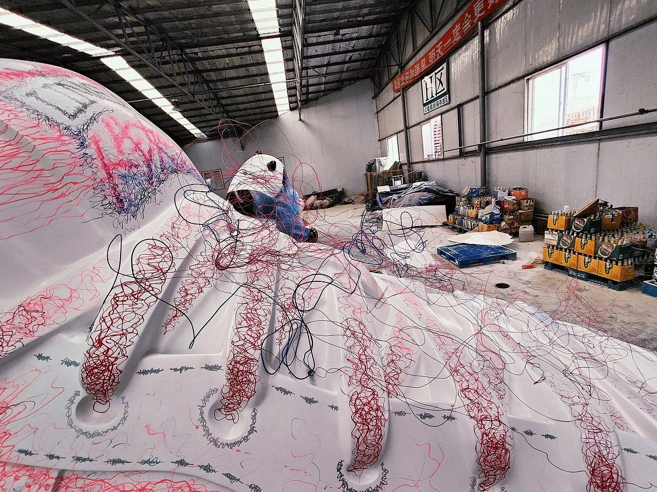《群线乱舞×巨鞋·线豹·潮》（图ZMzUxNTYzNTI0） - 艺术插画 - 站酷设计师浪子申Leo原创素材 - 站酷ZCOOL