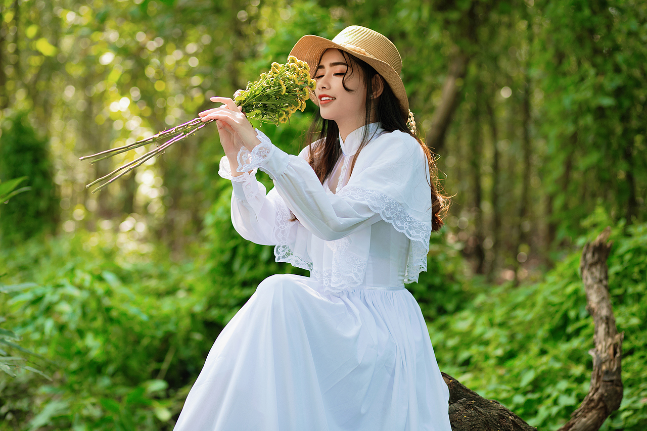 森泽视觉 │ 人像摄影/修图|森系少女.户外写真