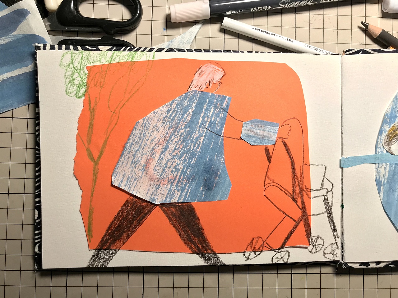 疫情在家画图系列（图ZMzAyMTcwMjQw） - 创作习作 - 站酷设计师表情对策原创素材 - 站酷ZCOOL